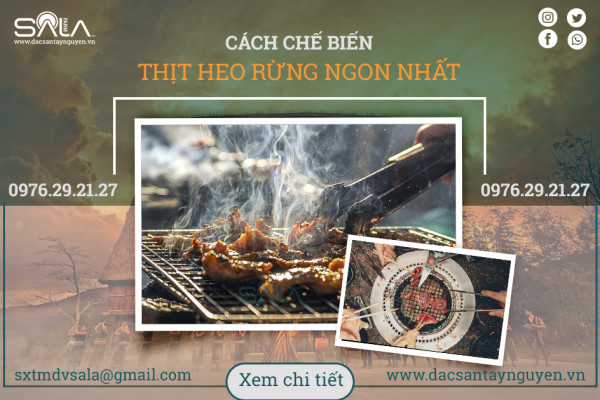 Cách chế biến thịt heo rừng ngon nhất